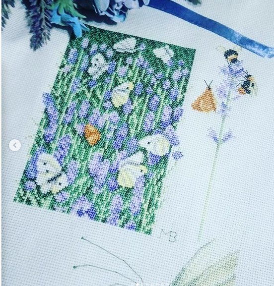 Отзыв  о Наборе для вышивания "Lavender field with butterfly" от фирмы LANARTE