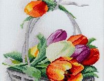 Отзыв о Наборе для вышивания "Весенние тюльпаны" по картине К. Кляйн от фирмы Марья Искусница