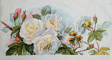 Отзыв о Наборе для вышивания "Белые розы" по рисунку П. де Лонгпре от фирмы Марья Искусница