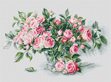 Отзыв о наборе для вышивания "Букет чайных роз", "Luca-S" 