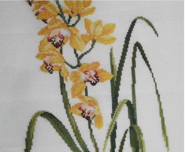Отзыв о Наборе для вышивания "Желтая орхидея" от Eva Rosenstand