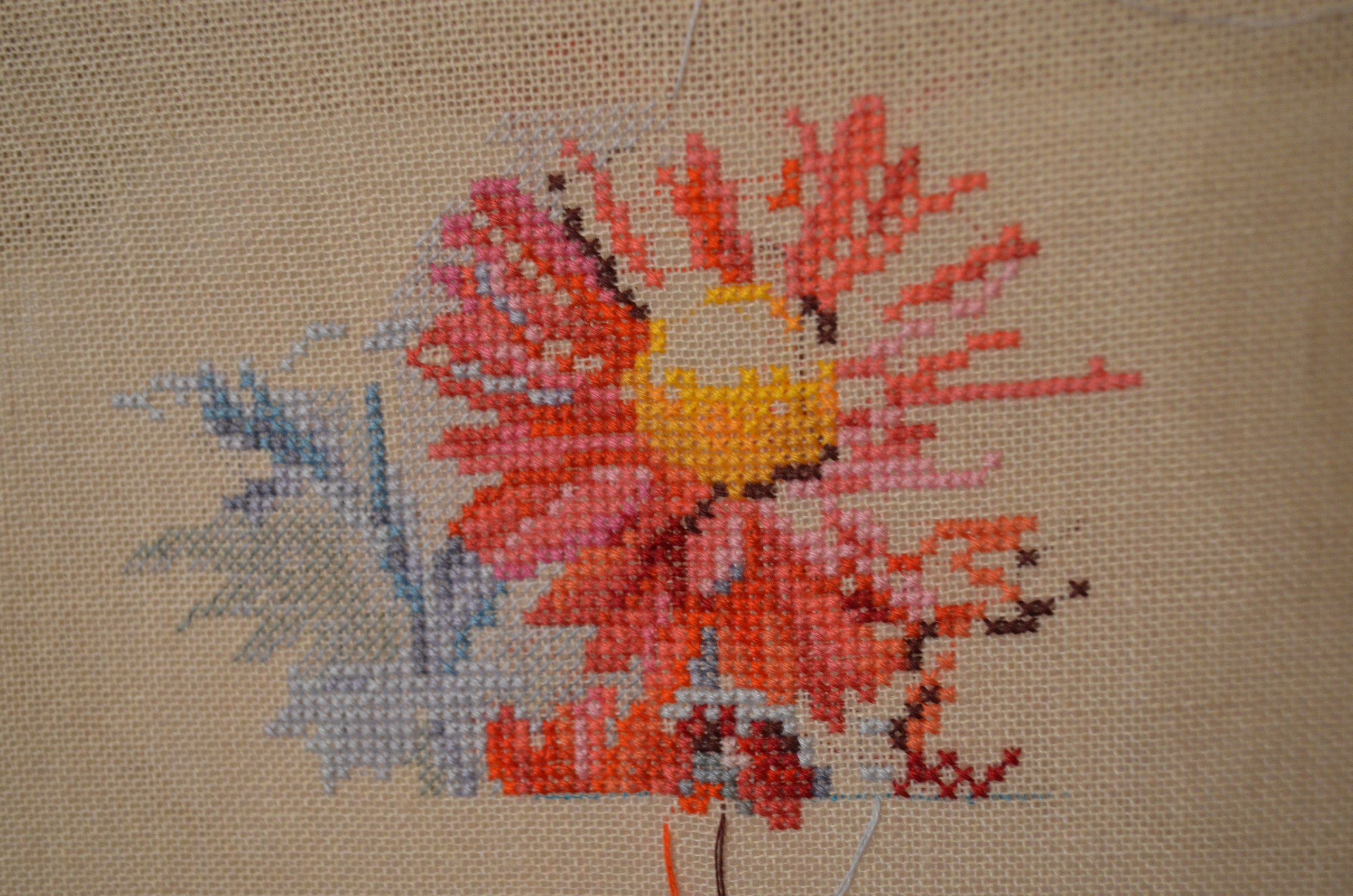 Отзыв о Наборе для вышивания "Красные хризантемы" от фирмы Марья Искусница