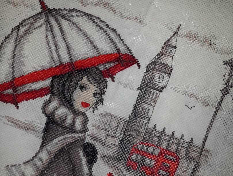 Отзыв о Наборе для вышивания "Лондон" по рисунку О. Куреевой от фирмы Марья Искусница