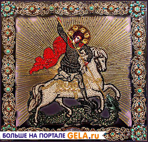 Образа в каменьях от СТУДИИ ВЫШИВКИ