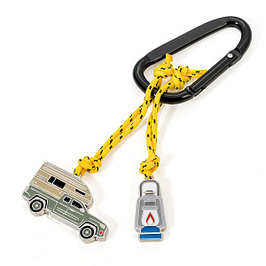 Брелок TROIKA "Кэмпинг". Арт KR21-06/BK