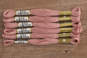 Мулине COSMO однотонный цвет  652       . Арт 25-6/652       