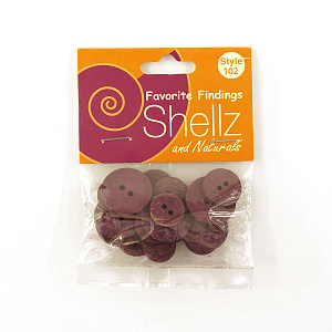 Пуговицы "Shellz & Natural" Wood Buttons. Арт 1850 00102              