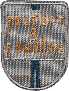 Термоаппликация "Герб Protect & Survive". Арт 39047