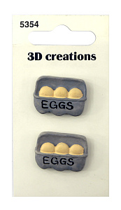 Пуговицы "3D Creations" Eggs. Арт 5354                    