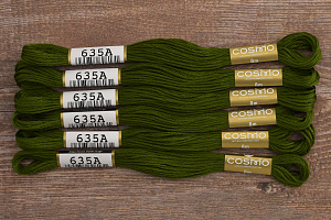 Мулине COSMO однотонный цвет  635       . Арт 25-6/635       
