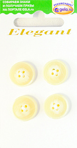 Пуговицы ELEGANT. Арт 12351-15-01087/4