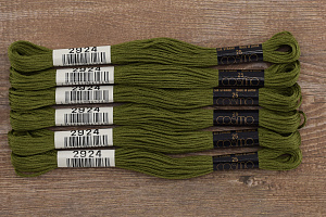 Мулине COSMO однотонный цвет  2924      . Арт 25-6/2924      