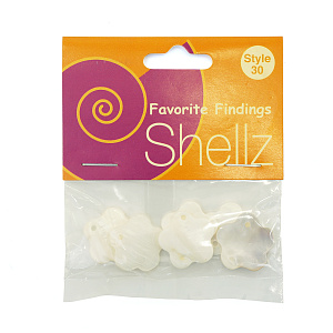 Подвеска "Shellz" Natural Flower River Shell Dangles. Арт 1850 00030              