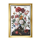 Набор для вышивания "Цветы в стеклянной вазе", канва лён 36 ct. Арт 785