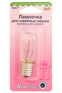 Лампочка для швейных машин, вкручивающаяся, длинная 