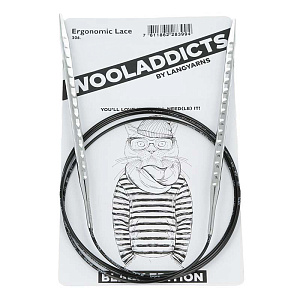 Спицы круговые супергладкие WOOLADDICTS Ergonomic Lace №2, 100 см