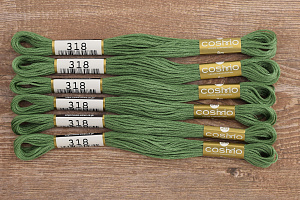 Мулине COSMO однотонный цвет  318       . Арт 25-6/318       