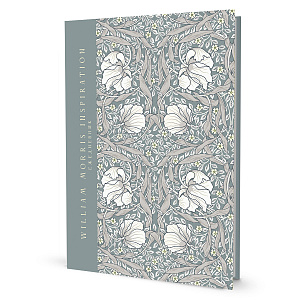 Ежедневник "William Morris Inspiration (мятная с белыми цветами)"