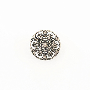 Пуговица DISBOTON, размер 28  цвет  C/ARGENT ANT.ART.AA0584