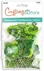 Набор для творчества Embellishments Green.арт.470003105