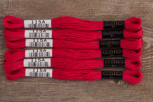 Мулине COSMO однотонный цвет  115       . Арт 25-6/115       