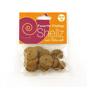 Пуговицы "Shellz & Natural" Wood Buttons. Арт 1850 00098              