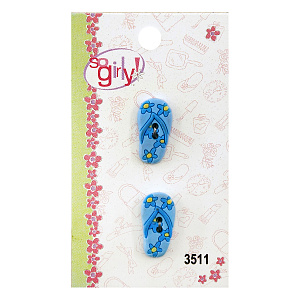 Прорезиненые пуговицы "So Girly". Арт 3511                    
