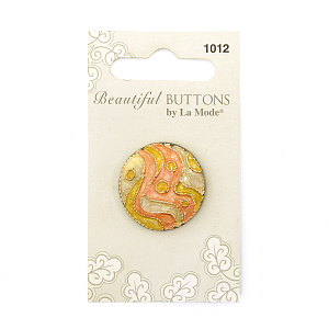 Пуговицы "Beautiful Buttons", Pink Swirl . Арт 1012                    