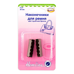 Наконечники для ремня,30 мм. Арт 4507.30.NB