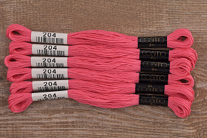 Мулине COSMO однотонный цвет  204       . Арт 25-6/204       