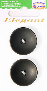 Пуговицы ELEGANT. Арт 11834-25-BLACK/2