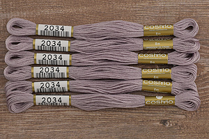 Мулине COSMO однотонный цвет  2034      . Арт 25-6/2034      