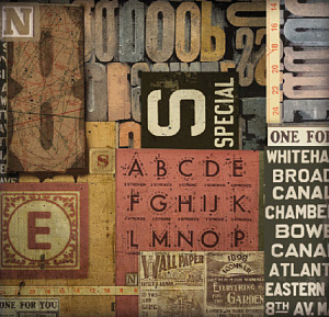 Фетр с принтом "Граффити". Арт FLSP/ST40               