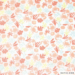 Ткань Voile Flowers Print , 100% хлопок, 145 см, 75 г/м²