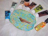 Панно с птичкой