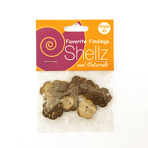 Пуговицы "Shellz & Natural" Coconut. Арт 1850 00093              