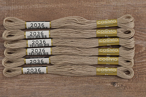 Мулине COSMO однотонный цвет  2036      . Арт 25-6/2036      