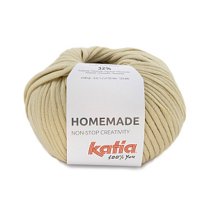 Пряжа Homemade, 68% хлопок, 32% полиамид, 100 г, 110 м
