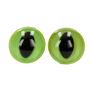 Глазки пластиковые на ножке кошачьи. Арт 1039112