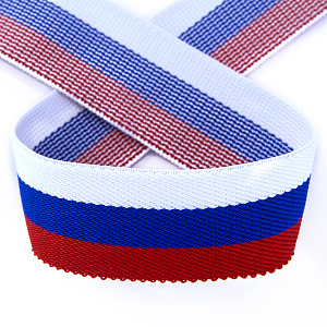 Резинка корсажная триколор, 40 мм