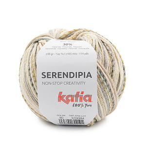 Пряжа Serendipia, 70% хлопок, 30% полиамид, 50 г, 105 м