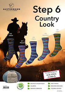Пряжа Step 6 Country, 75% шерсть, 25% полиамид, 410 м, 150 г