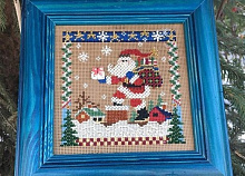 Отзыв о наборе для вышивания «Санта на крыше» от Mill Hill