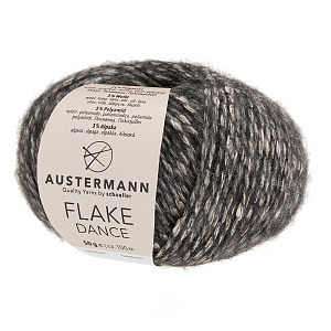 Пряжа Flake Dance, 66% хлопок, 21% полиакрил, 5% шерсть, 5% полиамид, 5% альпака, 100 м, 50 г