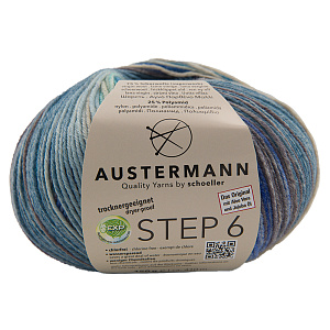 Пряжа Step 6 Irish Rainbow Colours, 75% шерсть, 25% полиамид, 410 м, 150 г