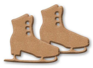 Заготовка для декупажа "Коньки". Арт KF301