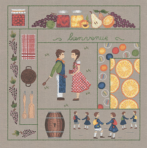 Набор для вышивания:"September" (Сентябрь), 22 х 22 см
