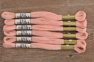 Мулине COSMO однотонный цвет  352       . Арт 25-6/352       