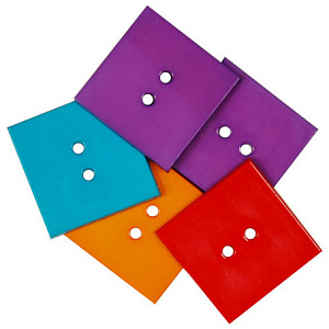 Пуговицы Favorite Findings "Большие квадраты". Арт 550001184               