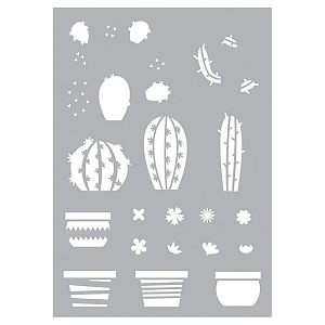 Трафарет "Кактусы". Арт 9320954